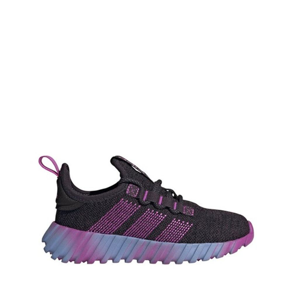 USED adidas Unisex-Kids Kaptir Flow, Aurora Black/Purple Burst/Blue Spark, 5